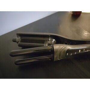 HOT TOOLS Professional Black‎ Gold Adjustable 3/4" Multi-Hair Waver Tested Works